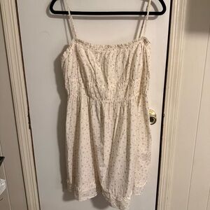 Free people 100% cotton mini dress with cherry details 🍒